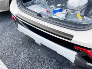 Kia Niro BumperTopper - Rear - WeatherTech - Black - `23-`24