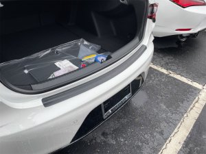 Acura TLX BumperTopper - Rear - WeatherTech - Black - `21-`23