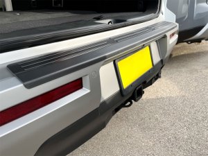 Nissan Pathfinder BumperTopper - Rear - WeatherTech - Black - `22-`24