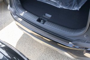 Kia Seltos Bumper Top Pad - Rear - WeatherTech - Black - `24-`26