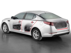 Audi RS e-tron GT Paint Protection Film - Door Handle Cups/Door Edges and Door Sills - WeatherTech - Scratch Protection - Transparent - `22-`27