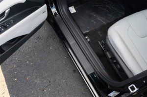 Hyundai Elantra Door Sill Protector - WeatherTech - SillProtector - Black - `21-`26