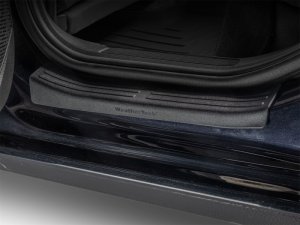 Volkswagen Jetta Sill Protector - WeatherTech - Durable Plastic Guard - Black - `19-`26