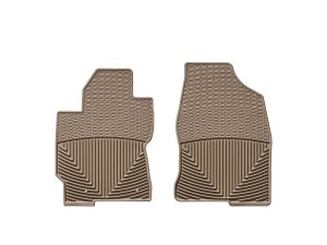 Toyota Prius Rubber Mats - Front - WeatherTech - All Weather - Tan - `04-`09
