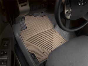 Toyota Prius Rubber Mats - Front - WeatherTech - All Weather - Tan - `04-`09