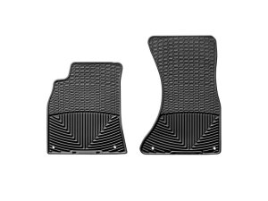 Audi A4 Floor Mats - Front - WeatherTech - All-Weather Rubber - Black - `09-`13