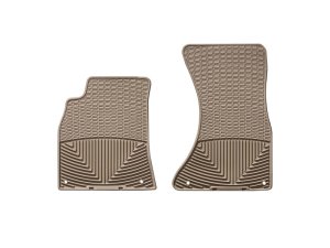 Audi A4 Floor Mats - Front - WeatherTech - All-Weather - Tan - `09-`13