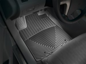 Toyota Highlander Floor Mats - Front - WeatherTech - All-Weather Rubber - Black - `08-`13