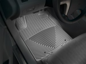 Toyota Highlander Floor Mats - Rubber - Front - WeatherTech - All-Weather - Grey - `08-`13