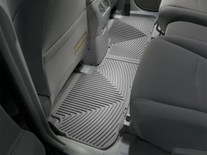 Toyota Highlander Rubber Floor Mats - Rear - WeatherTech - All-Weather - Grey - `08-`13
