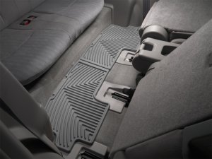 Toyota Highlander Floor Mats - Rear - WeatherTech - Rubber - Grey - `08-`13