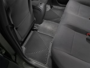 Toyota Prius Rear Rubber Mats - WeatherTech - All-Weather - Black - `04-`09