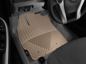 Toyota Prius Floor Mat Set - Front - WeatherTech - All-Weather - Tan - `10-`11
