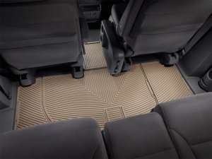 Honda Odyssey Floor Mats - Rear - WeatherTech - Rubber - Tan - `05-`10