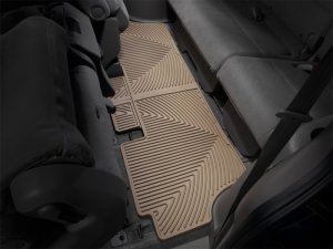 Honda Odyssey Rear Rubber Mats - WeatherTech - All-Weather - Tan - `05-`10