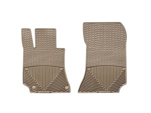 Mercedes-Benz E-Class Sedan Floor Mats - Rubber - Front - WeatherTech - All-Weather - Tan - `10-`27 Mercedes-Benz E-Class Sedan Floor Mats - Rubber - Front - WeatherTech - All-Weather - Tan - `10-`27