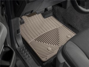 Mercedes-Benz E-Class Sedan Floor Mats - Rubber - Front - WeatherTech - All-Weather - Tan - `10-`27 Mercedes-Benz E-Class Sedan Floor Mats - Rubber - Front - WeatherTech - All-Weather - Tan - `10-`27