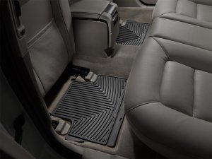 Volvo S80 Floor Mats - Rear - WeatherTech - Rubber - Black - `07-`14
