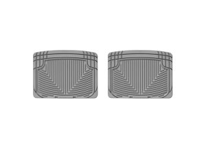 Lincoln Navigator Floor Mats - Rear - WeatherTech - All-Weather Rubber - Grey - `03-`06