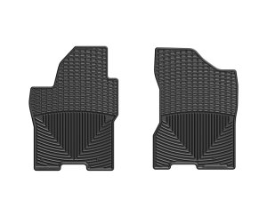 Nissan Titan Floor Mats - Front - WeatherTech - Rubber - Black - `08-`11