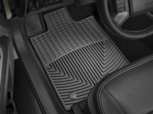 Lincoln MKZ Rubber Mats - Front - WeatherTech - All-Weather - Black - `10-`27