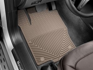 Mercedes-Benz ML-Class Floor Mats - Front - WeatherTech - Rubber - Tan - `12-`27