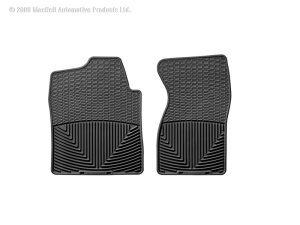 Chevrolet Silverado Crew Cab Rubber Mats - Front - WeatherTech - All-Weather - Black - `99-`00