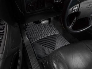 Chevrolet Silverado Crew Cab Rubber Mats - Front - WeatherTech - All-Weather - Black - `99-`00