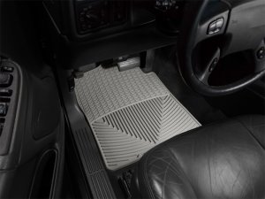 Chevrolet Silverado Floor Mats - Front - WeatherTech - Rubber - Grey - `99-`00