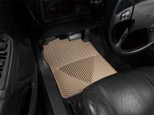 Chevrolet Silverado Floor Mats - Front - WeatherTech - Rubber - Tan - `99-`00