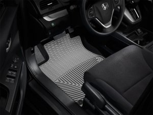 Honda CR-V Floor Mats - Front - WeatherTech - Rubber - Grey - `12-`27 Honda CR-V Floor Mats - Front - WeatherTech - Rubber - Grey - `12-`27