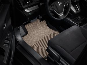 Honda CR-V Floor Mats - Front - WeatherTech - All-Weather - Tan - `12-`27 Honda CR-V Floor Mats - Front - WeatherTech - All-Weather - Tan - `12-`27