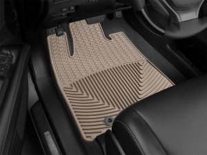 Lexus RX Rubber Floor Mats - Front - WeatherTech - All-Weather - Tan - `13-`27