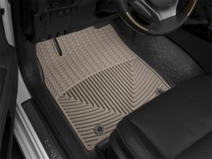 Lexus ES Rubber Floor Mats - Front - WeatherTech - All Weather - Tan - `13-`27