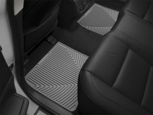 Lexus ES Rubber Floor Mats - Rear - WeatherTech - All-Weather - Grey - `13-`27
