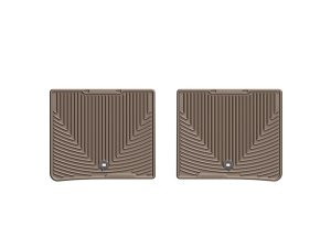 Lexus ES Floor Mats - Rear - WeatherTech - All-Weather Rubber - Tan - `13-`27
