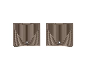 Lexus ES Floor Mats - Rear - WeatherTech - All-Weather Rubber - Tan - `13-`27