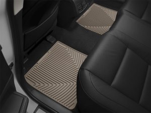 Lexus ES Floor Mats - Rear - WeatherTech - All-Weather Rubber - Tan - `13-`27