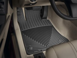 Mercedes-Benz GLK-Class Floor Mats - Front - WeatherTech - All-Weather - Black - `13-`27