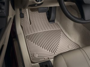 Mercedes-Benz GLK-Class Rubber Floor Mats - Front - WeatherTech - All-Weather - Tan - `13-`27