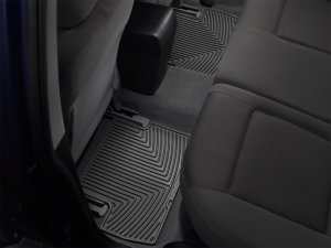 Infiniti JX Floor Mats - Front - WeatherTech - All-Weather Rubber - Black - `13-`27