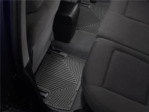 Infiniti JX Floor Mats - Front - WeatherTech - All-Weather Rubber - Black - `13-`27
