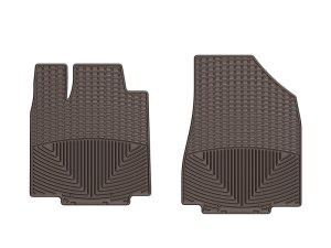Infiniti JX Rubber Floor Mats - Front - WeatherTech - All-Weather - Cocoa - `13-`27