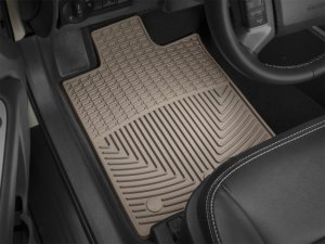 Infiniti JX Floor Mats - Front - WeatherTech - All-Weather - Tan - `13-`27