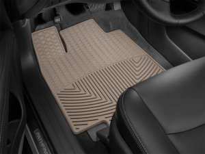 Infiniti JX Floor Mats - Front - WeatherTech - All-Weather - Tan - `13-`27