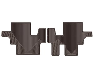 Infiniti JX Rubber Floor Mats - Rear - WeatherTech - All-Weather - Cocoa - `13-`27