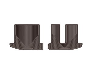 Infiniti JX Rubber Mats - Rear - WeatherTech - All-Weather - Cocoa - `13-`27