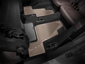 Mercedes-Benz GL-Class Floor Mats - Rear - WeatherTech - Rubber - Tan - `13-`27