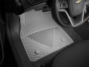 Chevrolet Malibu Rubber Mats - Front - WeatherTech - All-Weather - Grey - `13-`15