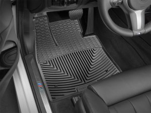 BMW X5 Floor Mats - Rubber - Front - WeatherTech - All-Weather - Black - `14-`15